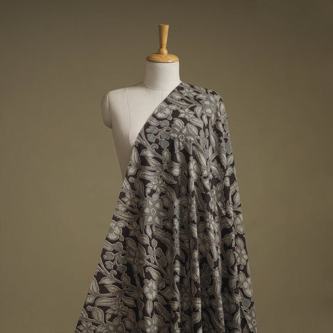 Printed cotton kalamkari fabric 21 - handcrafted