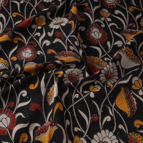Printed cotton kalamkari fabric 27 - handcrafted
