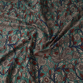 Printed cotton kalamkari fabric 28 - handcrafted