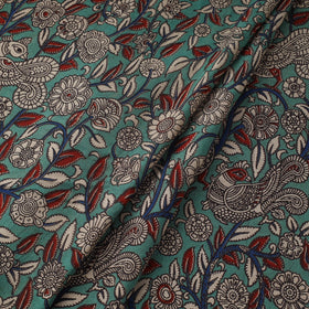 Printed cotton kalamkari fabric 28 - handcrafted
