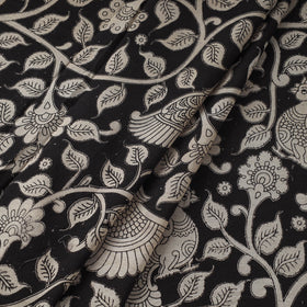 Printed cotton kalamkari fabric 29 - handcrafted