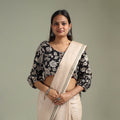 Printed cotton kalamkari readymade blouse 07 - handcrafted
