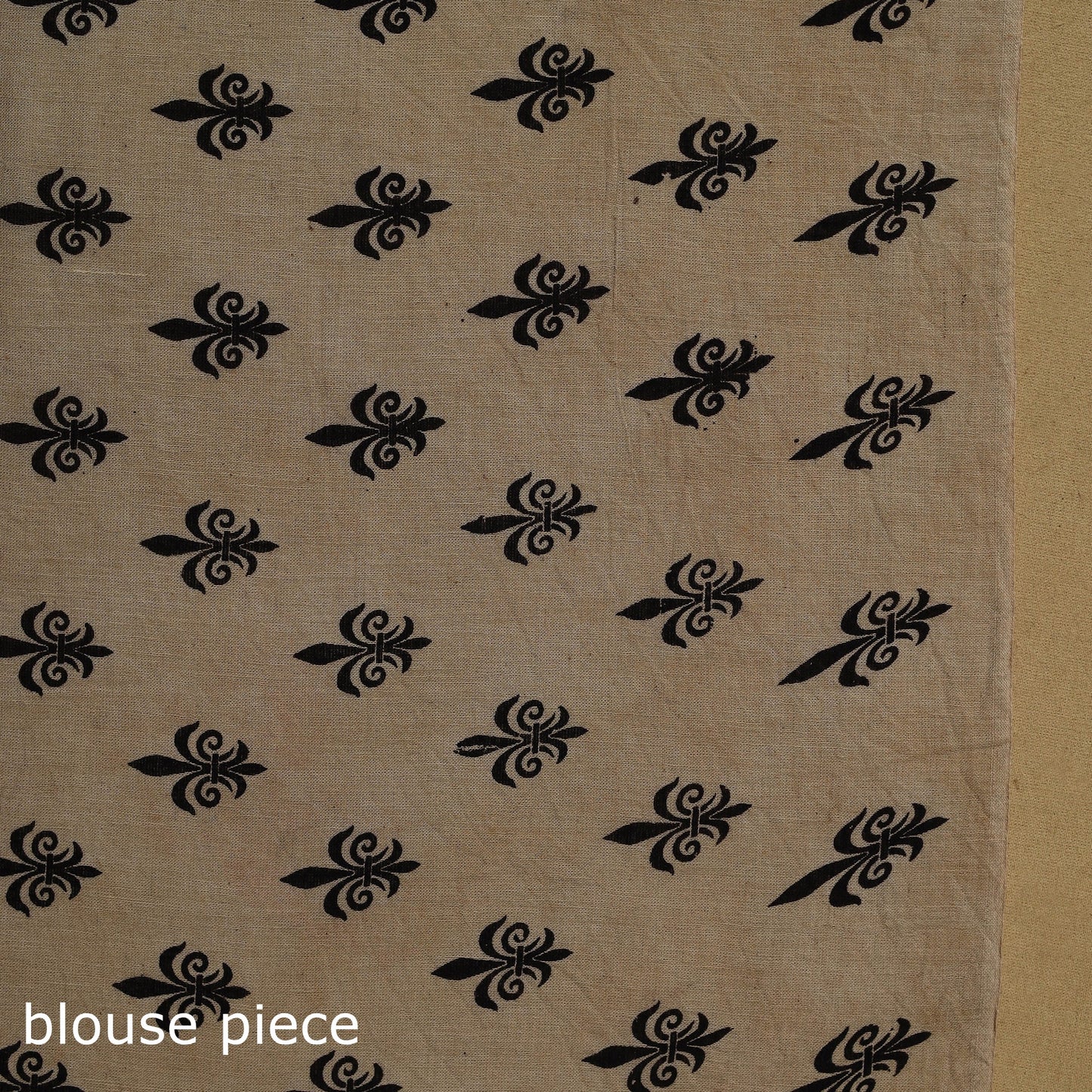 Printed cotton kalamkari saree 12 - handcrafted