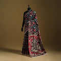 Printed cotton kalamkari saree 19 - handcrafted
