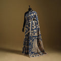 Printed cotton kalamkari saree 36 - handcrafted