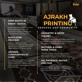 Printed cotton men short kurta 08 - handcrafted