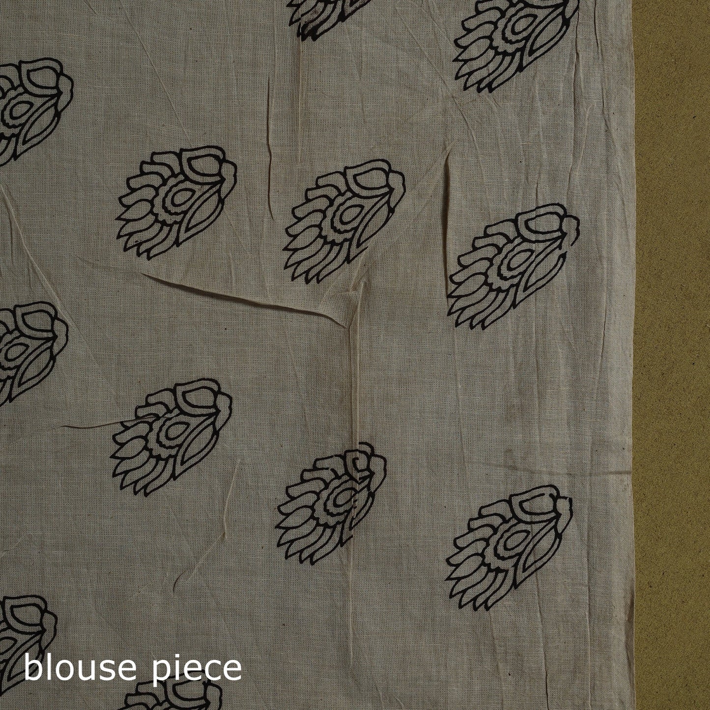 Printed cotton nellore kalamkari saree 01 - handcrafted