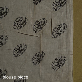 Printed cotton nellore kalamkari saree 01 - handcrafted