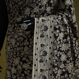 Printed cotton nellore kalamkari saree 01 - handcrafted