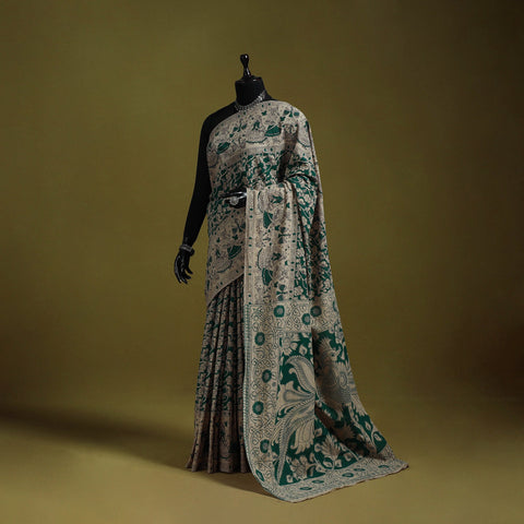 Printed cotton nellore kalamkari saree 02 - handcrafted