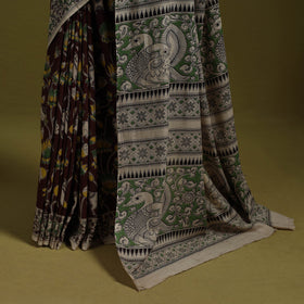 Printed cotton nellore kalamkari saree 03 - handcrafted