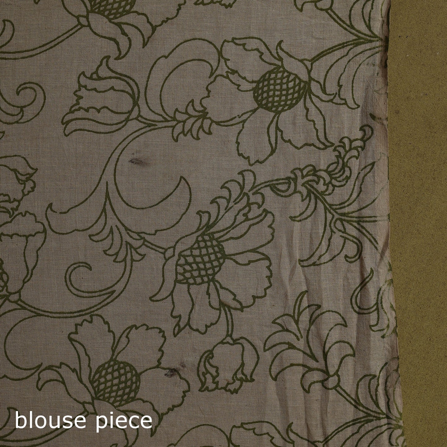 Printed cotton nellore kalamkari saree 04 - handcrafted