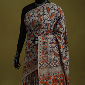 Printed cotton nellore kalamkari saree 05 - handcrafted