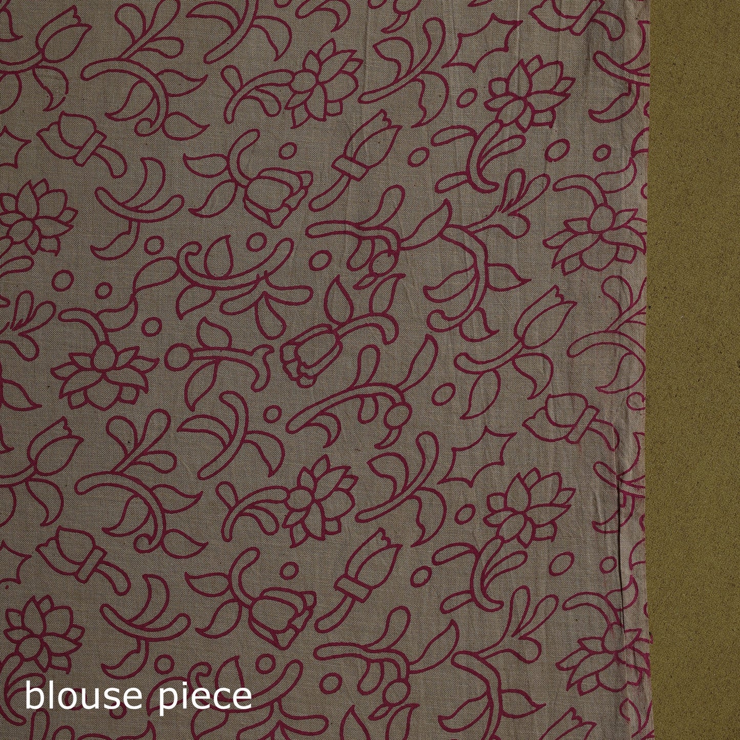Printed cotton nellore kalamkari saree 10 - handcrafted