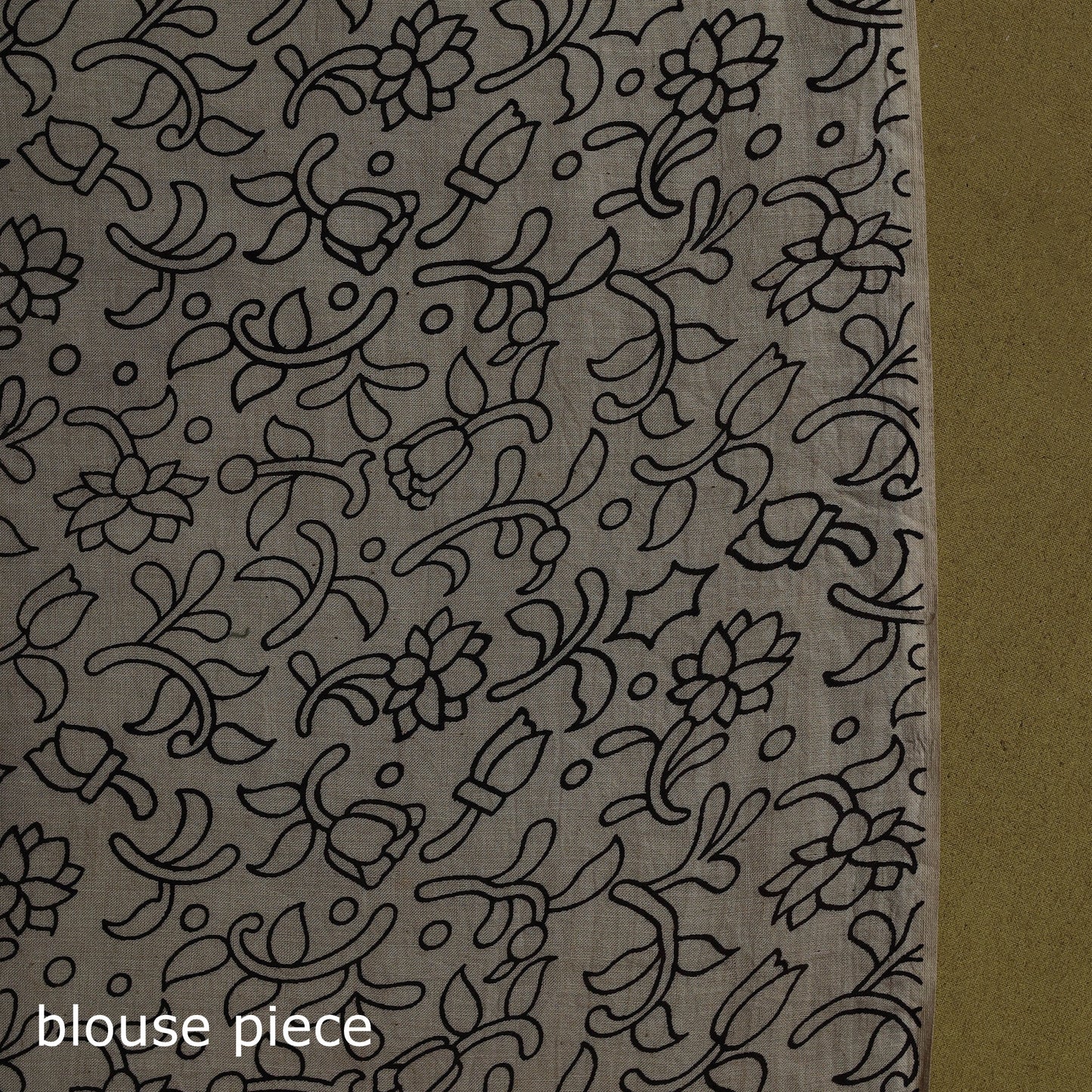 Printed cotton nellore kalamkari saree 11 - handcrafted