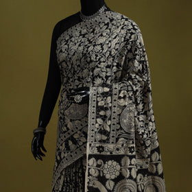 Printed cotton nellore kalamkari saree 17 - handcrafted