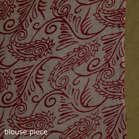 Printed cotton nellore kalamkari saree 18 - handcrafted