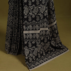 Printed cotton nellore kalamkari saree 26 - handcrafted