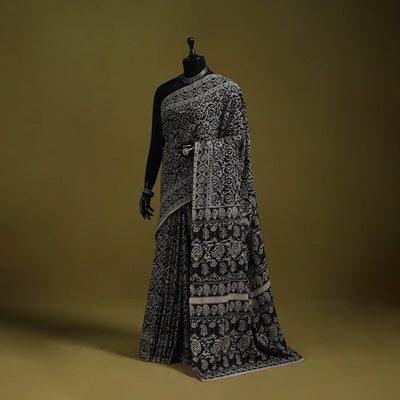 Printed cotton nellore kalamkari saree 26 - handcrafted