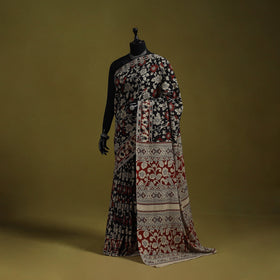 Printed cotton nellore kalamkari saree 29 - handcrafted