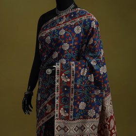 Printed cotton nellore kalamkari saree 30 - handcrafted