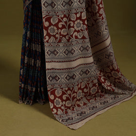 Printed cotton nellore kalamkari saree 30 - handcrafted