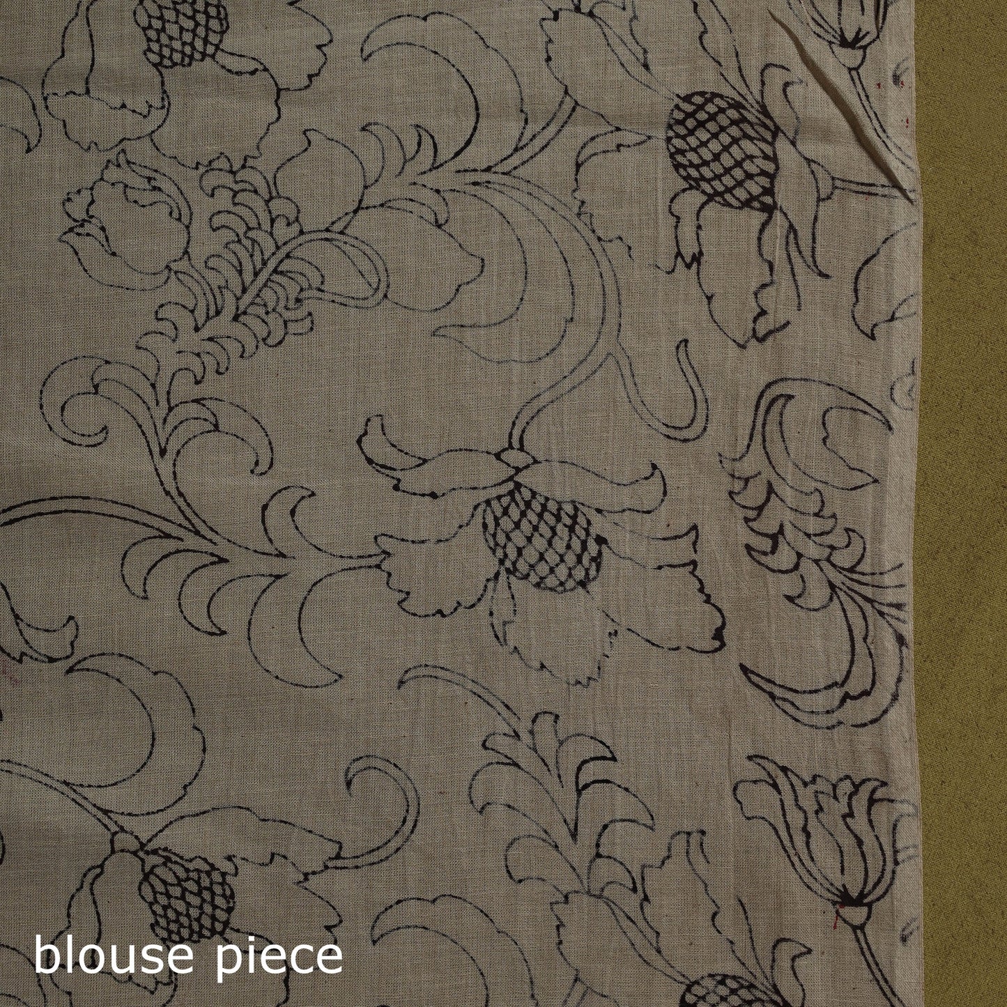 Printed cotton nellore kalamkari saree 31 - handcrafted