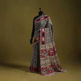 Printed cotton nellore kalamkari saree 31 - handcrafted