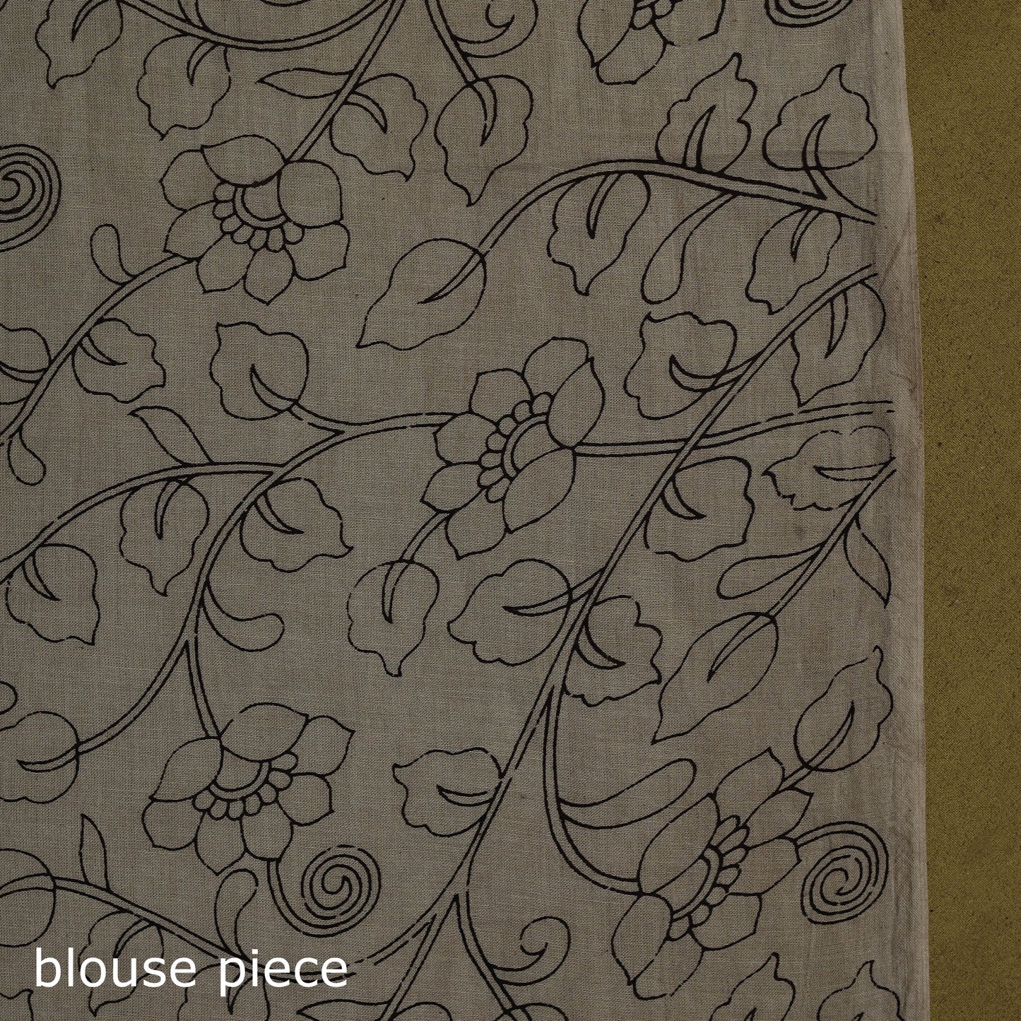 Printed cotton nellore kalamkari saree 32 - handcrafted