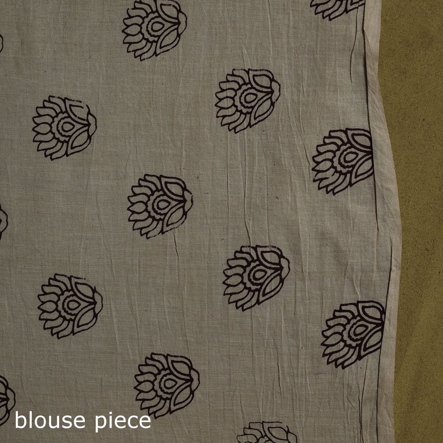 Printed cotton nellore kalamkari saree 33 - handcrafted