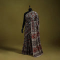 Printed cotton nellore kalamkari saree 38 - handcrafted