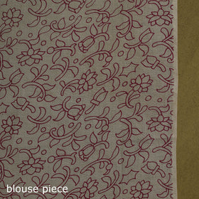 Printed cotton nellore kalamkari saree 41 - handcrafted