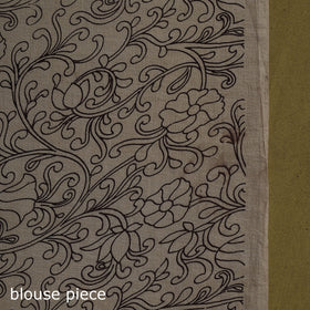 Printed cotton nellore kalamkari saree 43 - handcrafted