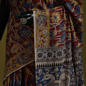 Printed cotton nellore kalamkari saree 45 - handcrafted