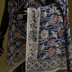 Printed cotton nellore kalamkari saree 46 - handcrafted