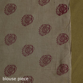 Printed cotton nellore kalamkari saree 47 - handcrafted