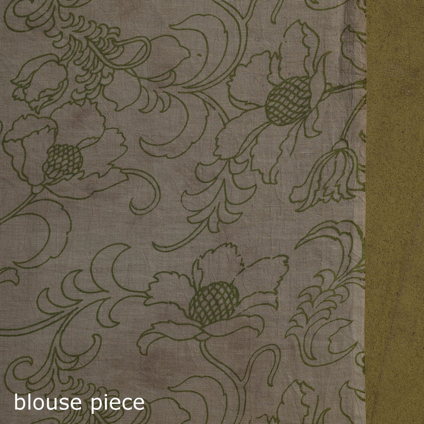 Printed cotton nellore kalamkari saree 48 - handcrafted