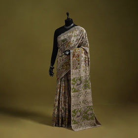 Printed cotton nellore kalamkari saree 48 - handcrafted