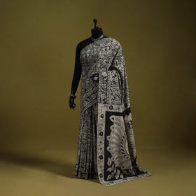 Printed cotton nellore kalamkari saree 49 - handcrafted