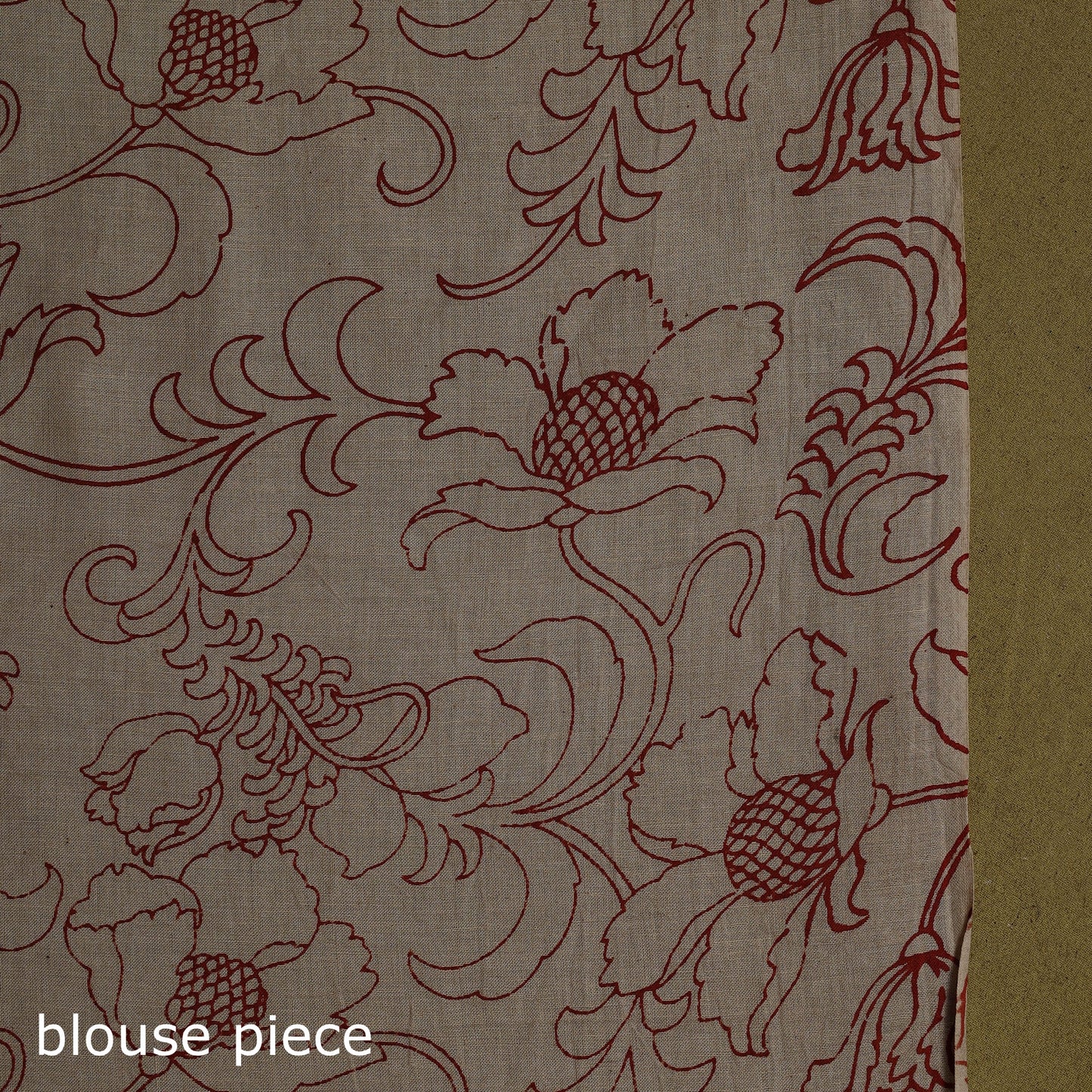 Printed cotton nellore kalamkari saree 51 - handcrafted