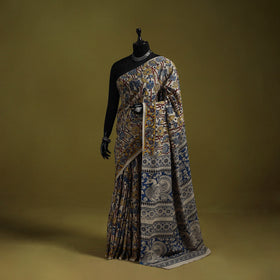 Printed cotton nellore kalamkari saree 52 - handcrafted