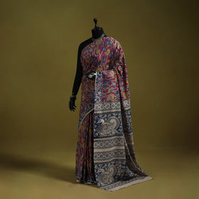 Printed cotton nellore kalamkari saree 53 - handcrafted