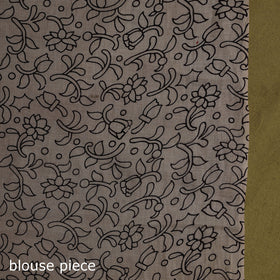 Printed cotton nellore kalamkari saree 55 - handcrafted