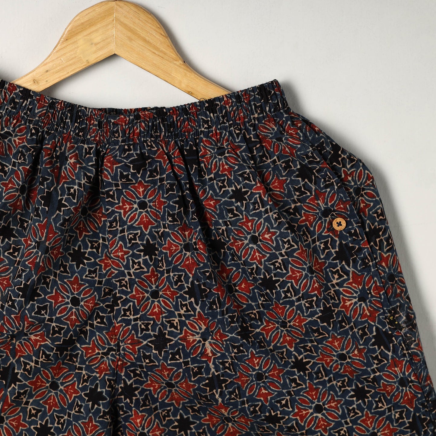 Buy Ajrakh Block Printed Cotton Unisex Boxer/Shorts Online at iTokri.com
