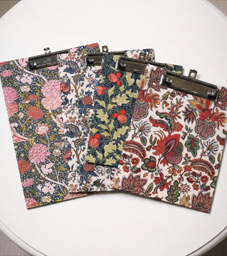Floral Print Clipboards