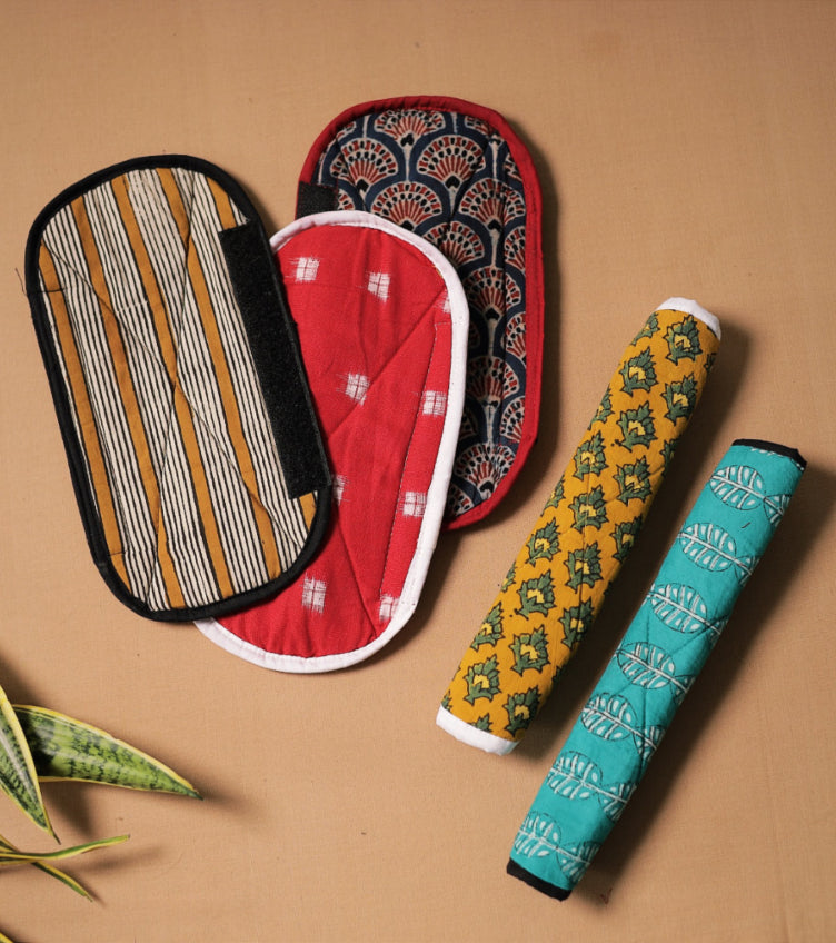 Block Print Handle Covers