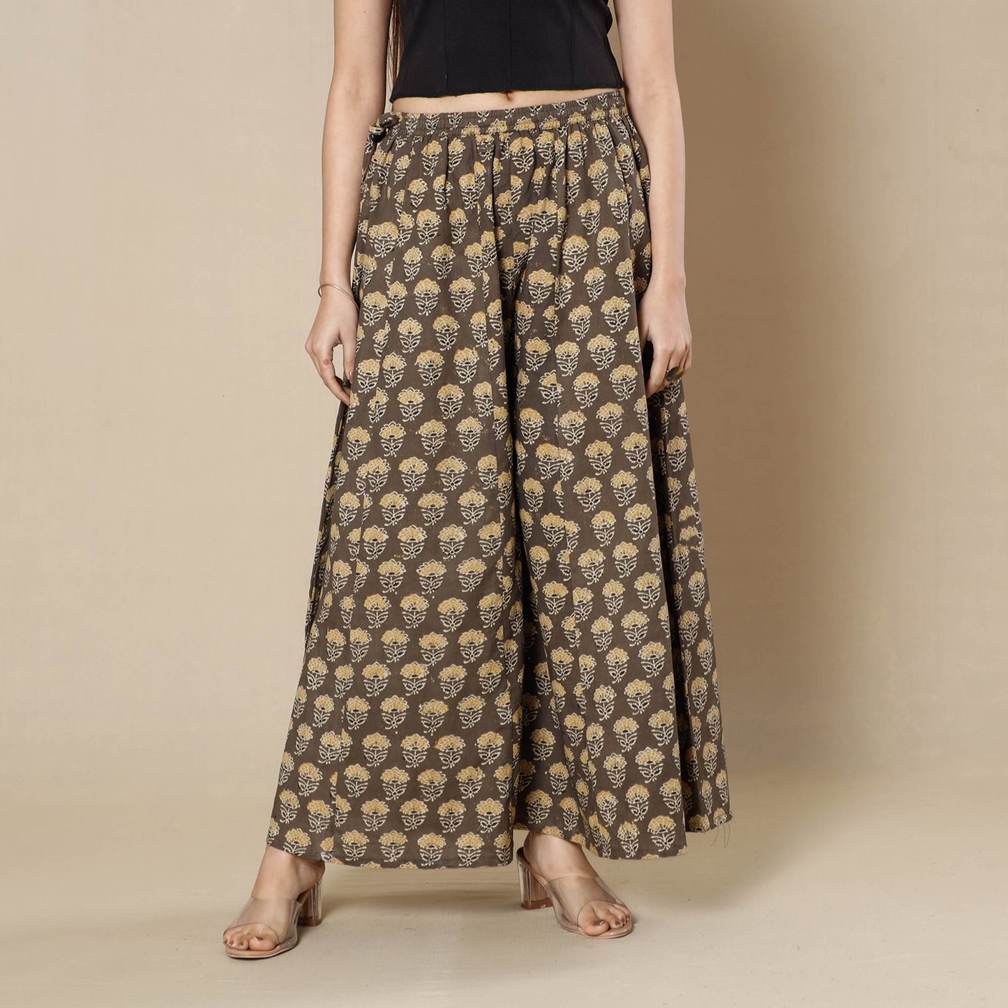 Ajrakh Flared Palazzo
