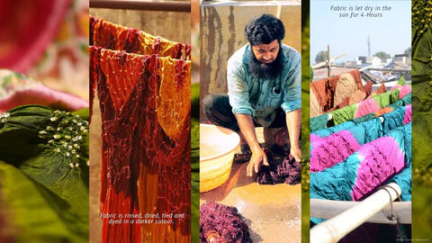 Bandhani tie-dye: traditional dyes modern styles