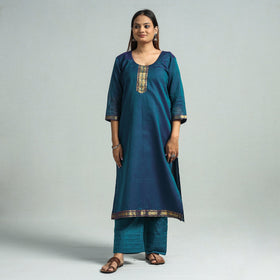 Buy Dharwad Cotton Kurta with Palazzo & Dupatta Set Online at iTokri.com