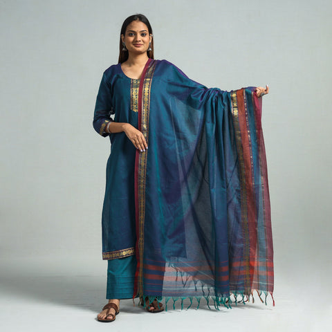 Buy Dharwad Cotton Kurta with Palazzo & Dupatta Set Online at iTokri.com